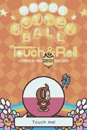 Super Monkey Ball - Touch & Roll (USA) (En,Fr,De,Es,It) screen shot title